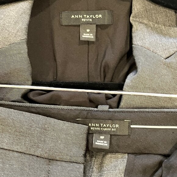 Ann Taylor. Dark Grey suit. - Picture 5 of 7